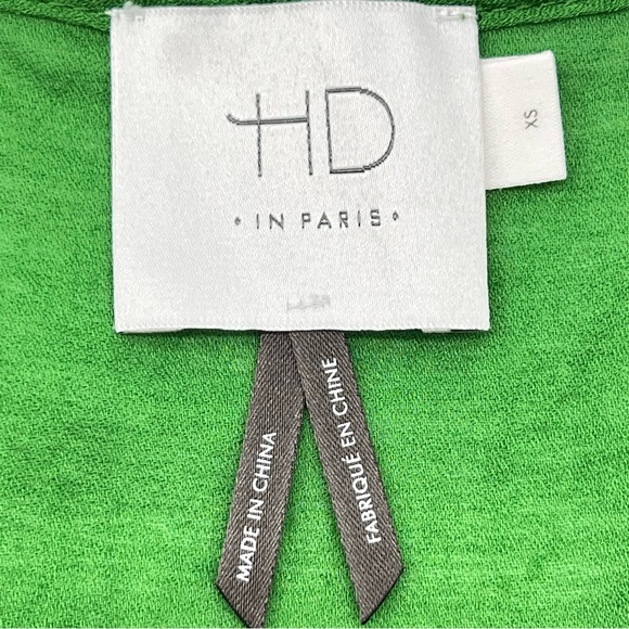 HD in Paris Vibrant Green Lattice Blouse